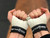 BattleBoxUK WOD Gloves Black White  - www.BattleBoxUk.com