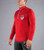 VIRUS USA WEIGHTLIFTING TEAM STAY WARM COFFEE CHARCOAL RED 1/2 ZIP WITH THUMB HOLE (SIO4) WWW.BATTLEBOXUK.COM