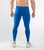 VIRUS MEN'S BIOCERAMIC™ COMPRESSION V2 TECH PANTS (AU9) - ELECTRIC BLUE/GOLD