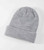 VIRUS LYNX RIBBED CUFF KNIT BEANIE- GREY