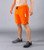 VIRUS MEN'S AIRFLEX TRAINING SHORT (ST1)- ORANGE/BLACK www.Battleboxuk.com SALE