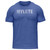 Hylete Vellum Tri-Blend Crew Tee | vintage royal/white
