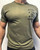 BattleBox UK™ | WEIGHTLIFTING| T-shirt | SKULL Military Green & Black  - www.BattleBoxUk.com
