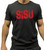 BattleBox UK™ | SISU Edition | T-shirt | Red on Black - www.BattleBoxUk.com