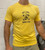 BattleBox Weightlifting Skull Short Sleeve Tri-Blend T-shirt Yellow - www.BattleBoxUk.com