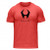 HYLETE stacked tri-blend crew tee (vintage red/stealth black)