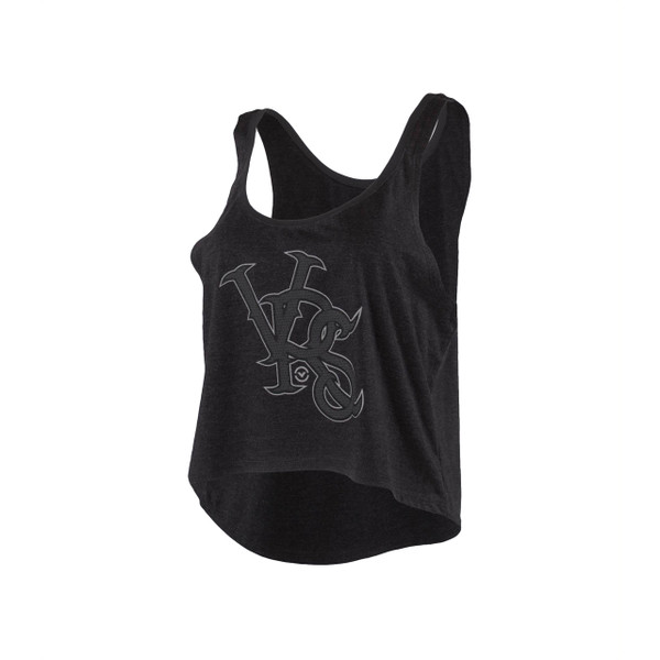 Virus Women's Tangled Premium Crop Tank (WPC8) - Black www.battleboxuk.com