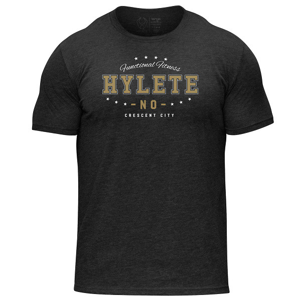 Hylete New Orleans tri-blend crew tee (vintage black/new orleans) www.battleboxuk.com