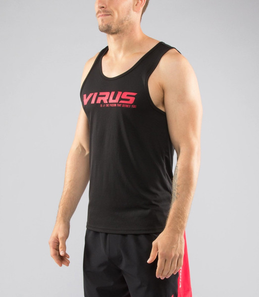 Virus Men’s VP Tech Tank (TT-5) Black/Red www.battleboxuk.com