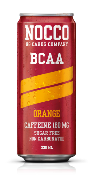 NOCCO Peach BCAA Drink with Caffeine (Pack of 6,12 or 24 cans)  - www.BattleBoxUK.com