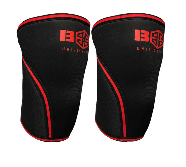 BattleBox UK™ Knee Caps Red Edition 7mm www.battleboxuk.com