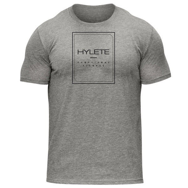 HYLETE functional II tri-blend crew tee heather gray/black www.battleboxuk.com