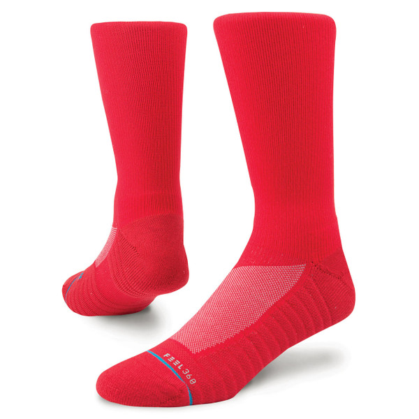 STANCE Athletic Icon Red Training Crew Socks Feel 360 www.BattleBoxUk.com