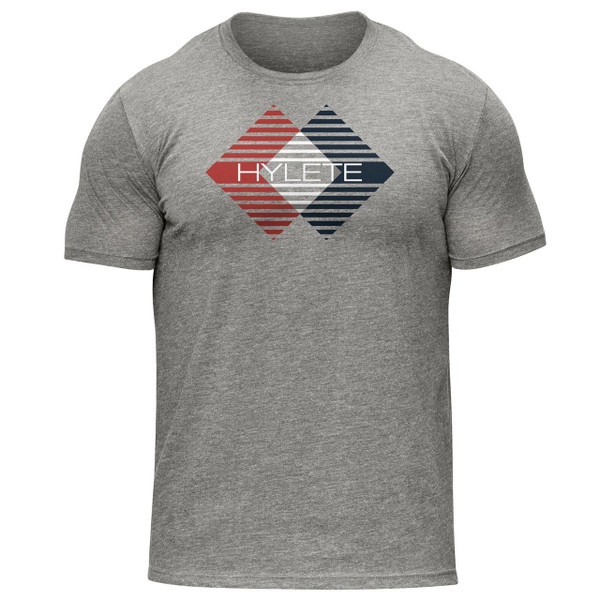 Hylete | Fusion Tri-Blend Crew Tee | Heather Gray/Brick
www.battleboxuk.com