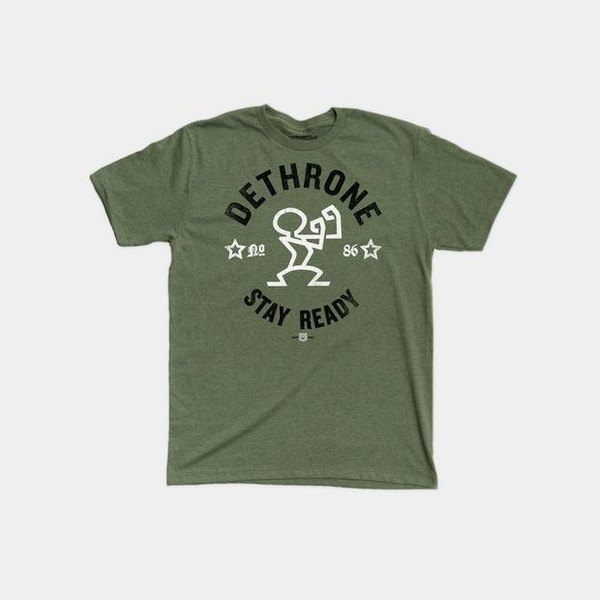 Dethrone Original Ready Conor McGregor Tee Forest Heather