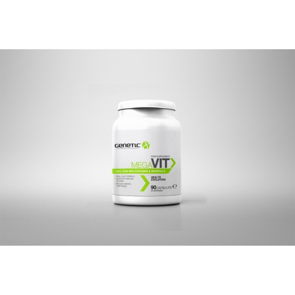 CrossTrainingUK - Genetic Supplements Mega Vitamine Multi-Vits 100% RDA