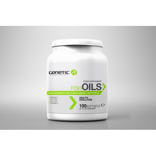 CrossTrainingUK - Genetic Supplements Fish Oil Omega-3 Mega Strong