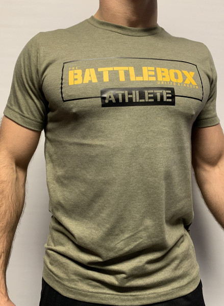 BattleBox UK™ | ATHLETE  | T-shirt Army Green / Olive / Black