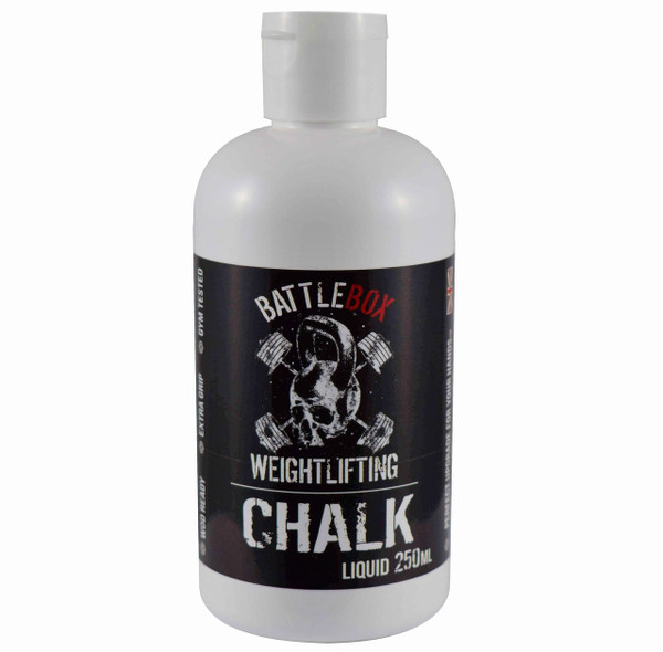 BATTLEBOX WEIGHTLIFTING™ | 250ml Premium Liquid Chalk For Rock Climbing Gymnastics Gym Pole Dancing WeightLifting - www.BattleBoxUk.com
