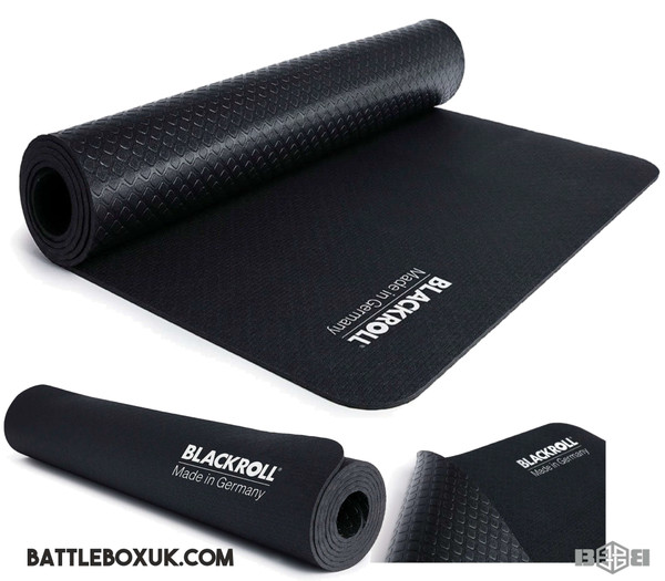 BLACKROLL® Yoga Exercise Mobility Mat Black - www.Battleboxuk.com