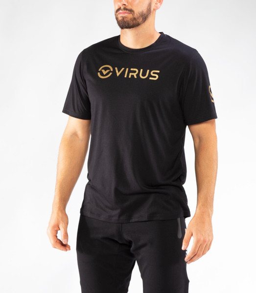 VIRUS | PC109 | FOREVER TEE | BLACK & GOLD
www.battleboxuk.com