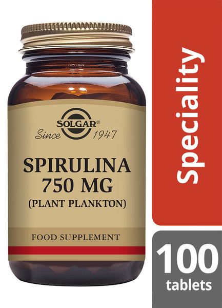 Solgar® | Spirulina 750mg Tablets-Pack of 100 (E2660)
www.battleboxuk.com