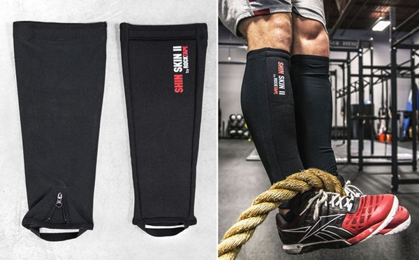 Rocktape RockGuards Shin Protection Crossfit Climbing Gym Weight Climb Black - www.BattleBoxUK.com