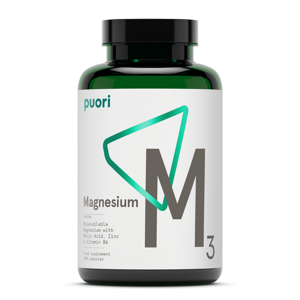 Puori | M3 Essential Minerals Magnesium Complex - 180 capsules  - www.BattleBoxUK.com