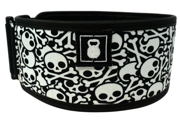 2POOD | SKULLZ STRAIGHT WEIGHTLIFTING BELT w/ WODclamp® - www.BattleBoxUk.com