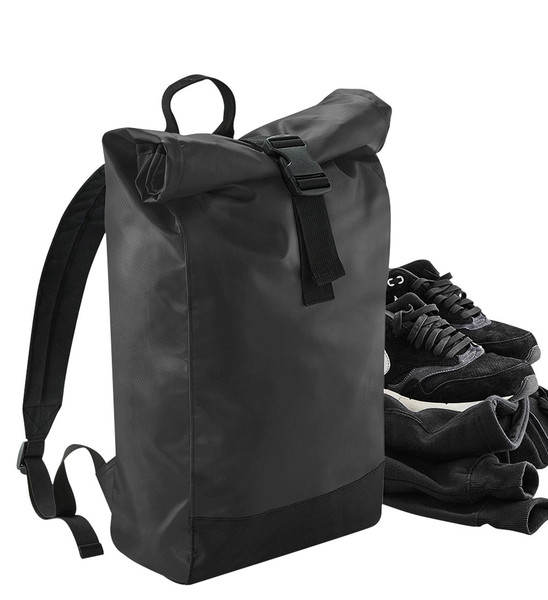 Tarp Roll Top Backpack Waterproof Rucksack Bag Urban Style Mens Womens Pack  - www.BattleBoxUk.com