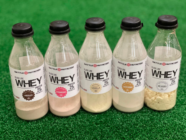 Battle Nutrition Whey Shake To Go Drinks 25g Protein Per Bottle (12 Pack Or 24 Pack / Mix And Match) - www.Battleboxuk.com