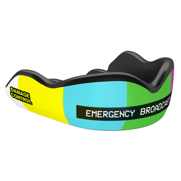 Damage Control Emergency Broadcast MouthGuard Gum Shield With Case MMA UFC Boxing Rugby - www.BattleBoxUk.com