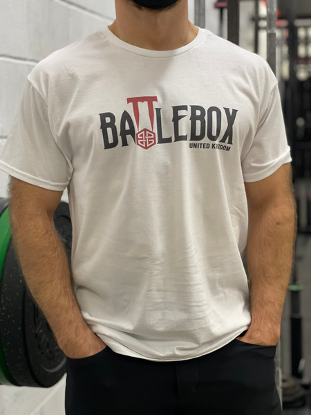 BattleBox UK™ | Haunted Box | Shot Sleeve T-shirt | White - www.BattleBoxUk.com