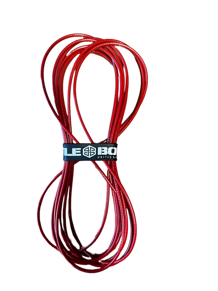 Nylon Speed Red cable 2.5 mm for Jump Skipping Rope 3m Length - www.Battleboxuk.com