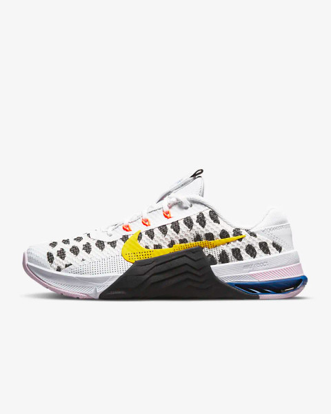 Nike Metcon 7 Training Shoe Black/White/Racer Blue/Yellow Strike Style: DJ4312-074  - www.BattleBoxUk.com