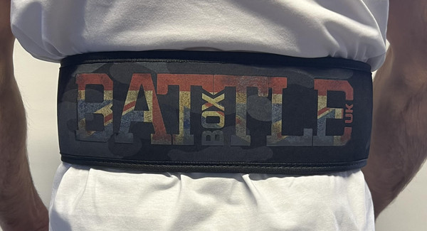 BattleBox UK™ WOD V2 Battle Union Jack Weightlifting Belt - www.BattleBoxUK.com