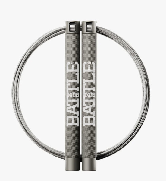 Battle Edition RPM Training Speed Rope  Session 4.0  Pewter
www.Battleboxuk.com