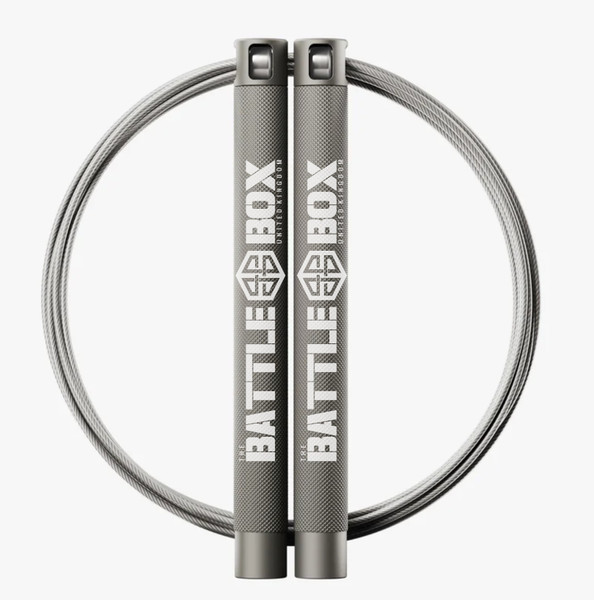 BattleBoxUK Edition RPM Training Speed Rope Session 4.0 Pewter