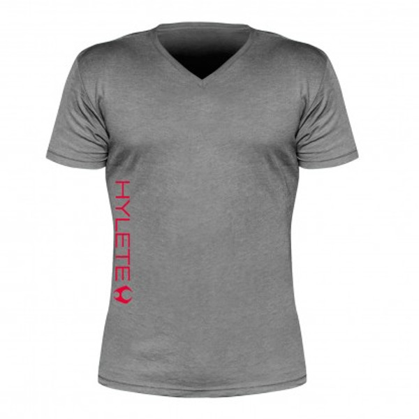 Hylete Cross-Training performance 2.0 tee (Charcoal/Shocking Red)