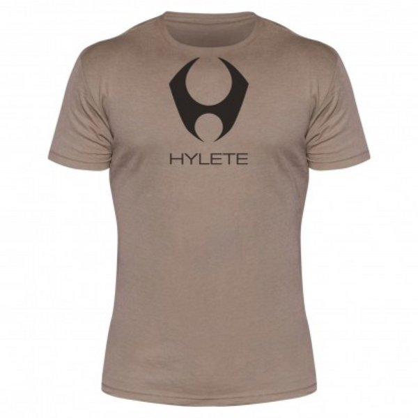 Hylete compete performance 3.0 tee (Light Brown/Black)