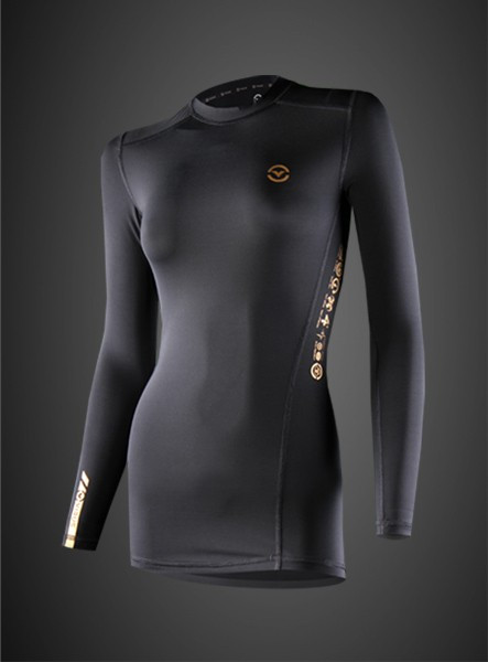 VIRUS Women's Energy Series Bioceramic Long Sleeve Compression Top (EAu5)