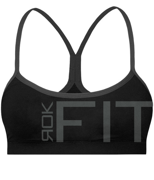 ROKFIT SPORTS BRA BLACK