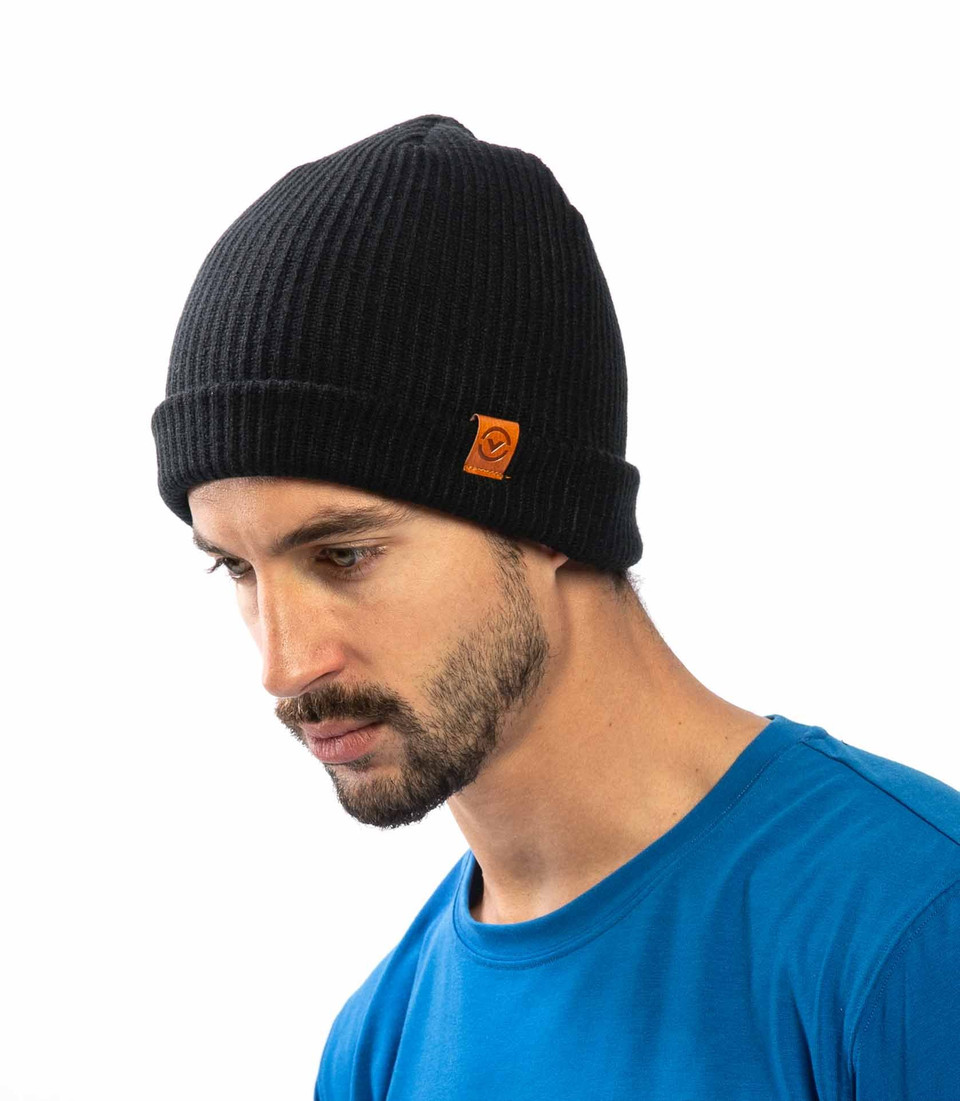 Virus Artisan Rib Knit Beanie Black - Battle Box HQ