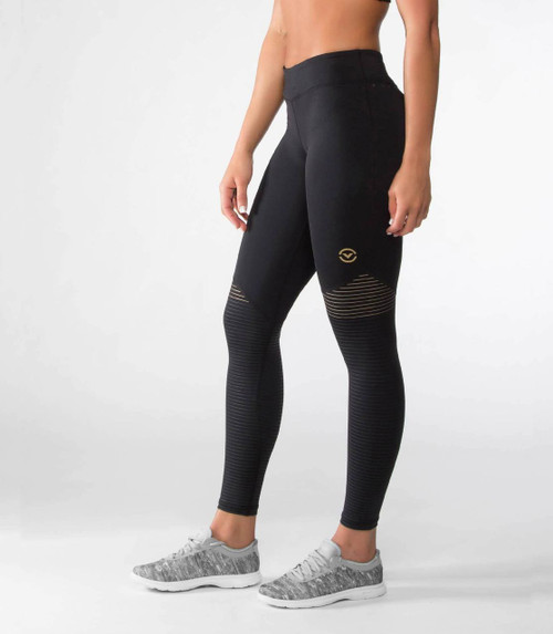 Women's Bioceramic V2 Compression Pants (EAU21) Black/Grey