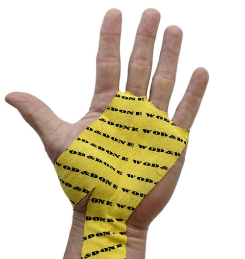 WOD & DONE Hand Protection Yellow Pack of 10