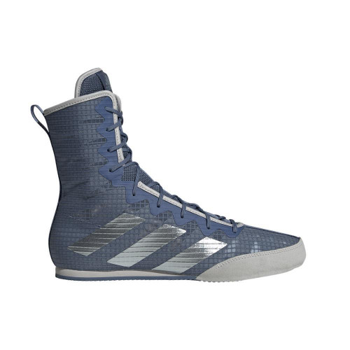 Adidas Box Hog 4 Boxing Boots Training Shoes Blue Grey Boxing Sparring  Trainers (GZ6117)