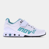 Inov8 Fastlift Power G 380 White Teal Womens Weightlifting Shoes - www.BattleBoxUk.com