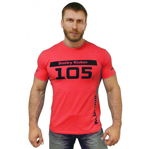 KLOKOV 105 WINNER T-SHIRT CORAL 