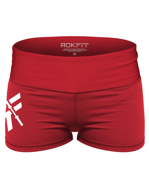 red booty shorts crossfit