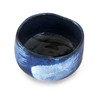 Matcha Chawan Matcha Bowl 4.5"x3", Navy/White Brush Stroke